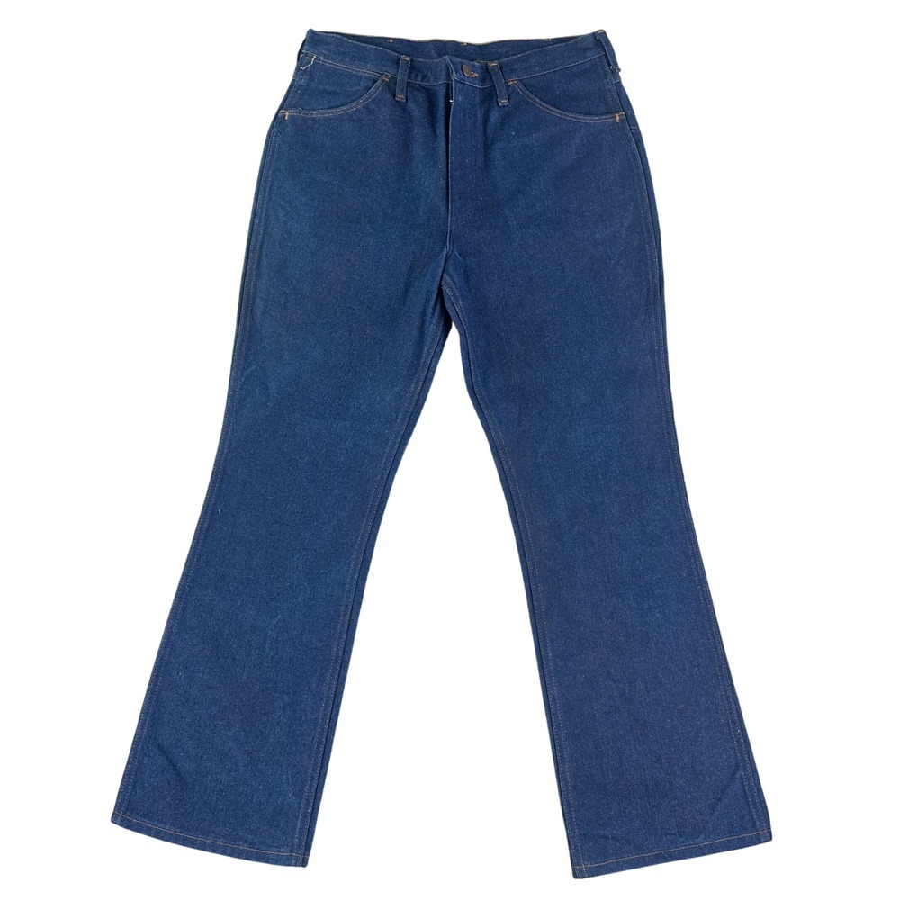 Vintage Wrangler Jeans Mens 34x31 1970s 70s Blue Denim Made in USA 945DEN‎